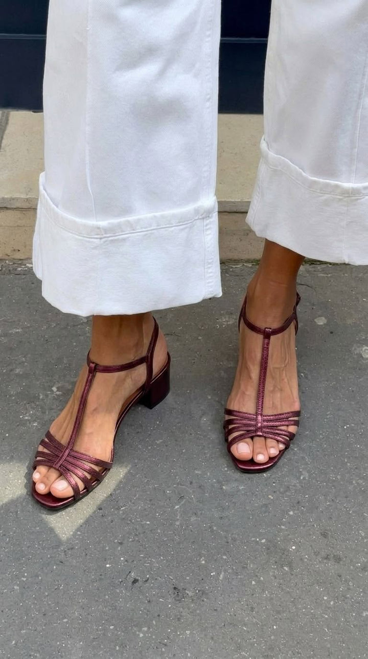 Bridie | Effortless Gold Summer Sandals