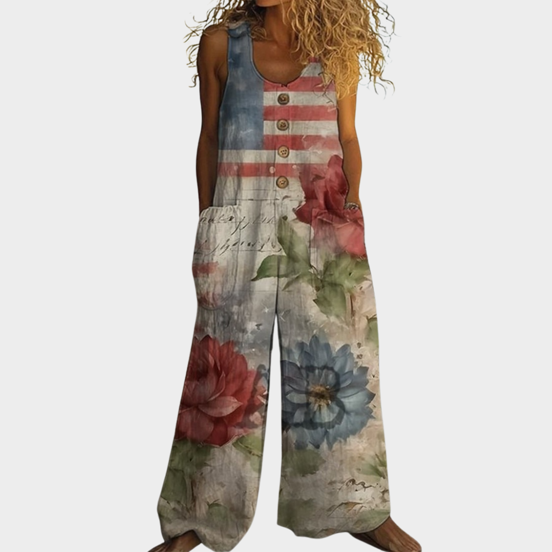 Marigold | Print Jumpsuit