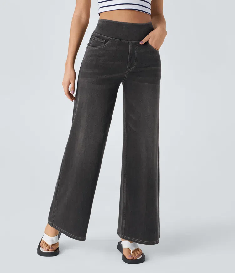Tully | Elegant Wide Leg Palazzo Pants for Women