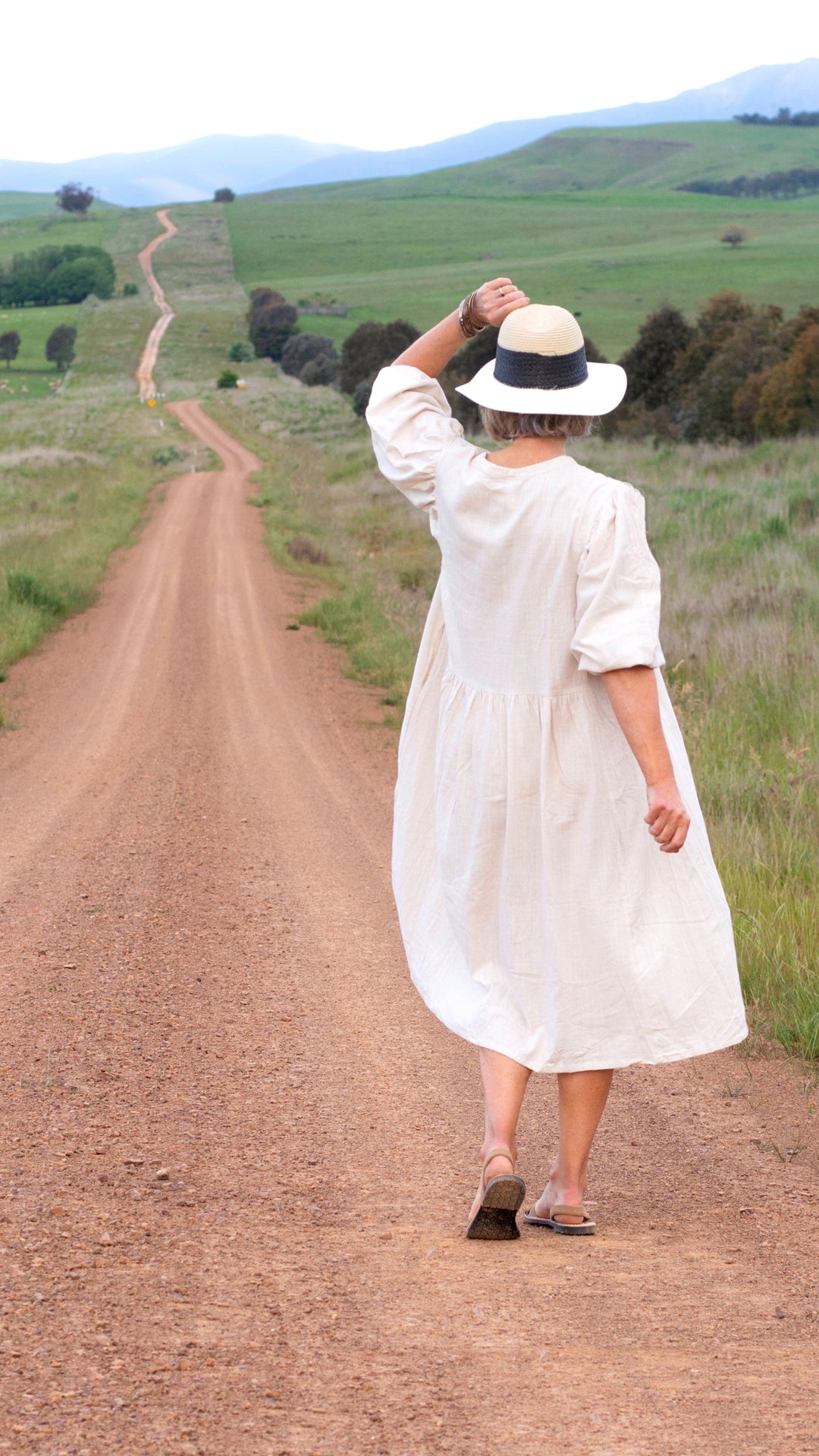 Isabella | Sand Linen Dress