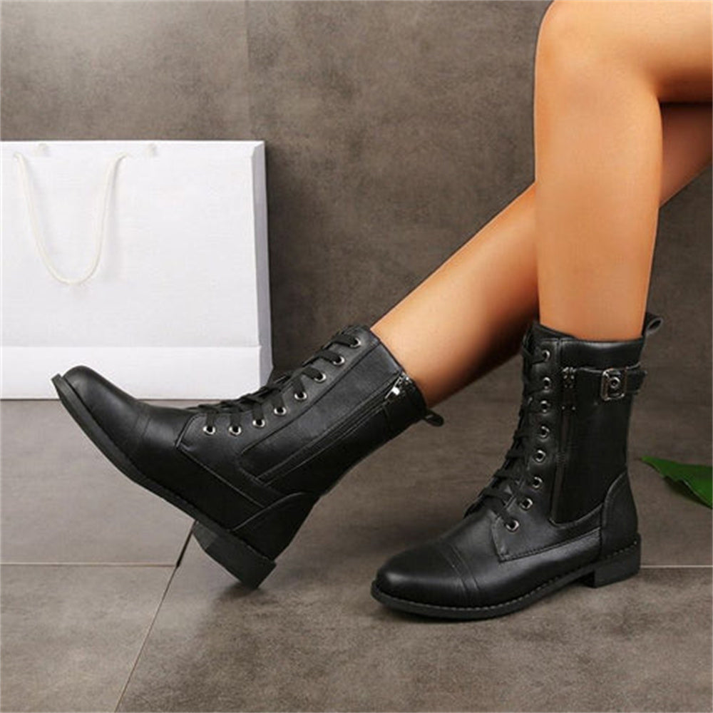 Dana | Toe Side Zipper Orthopedic Boots
