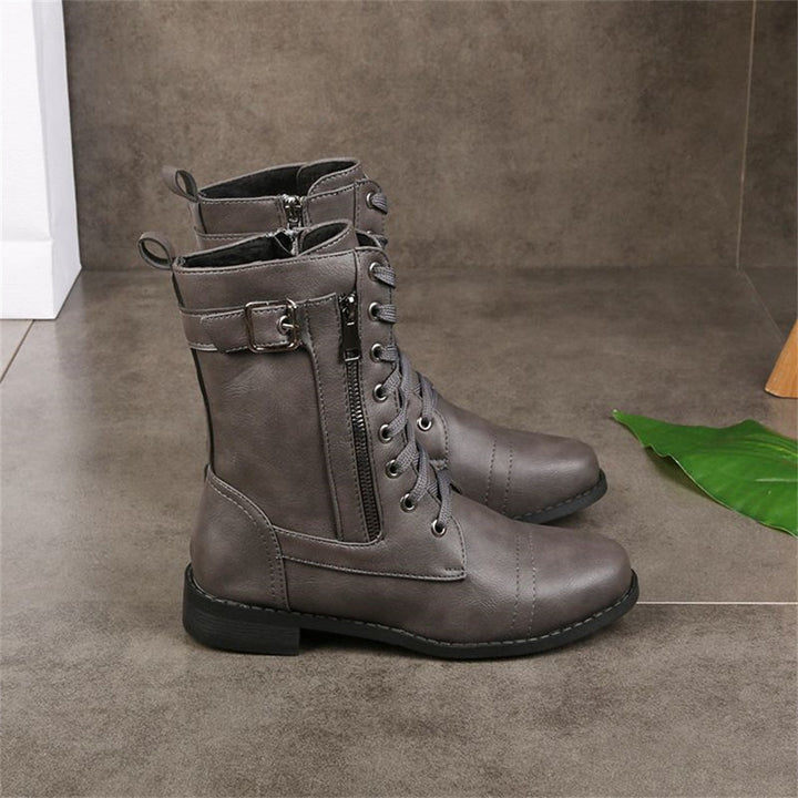 Dana | Toe Side Zipper Orthopedic Boots