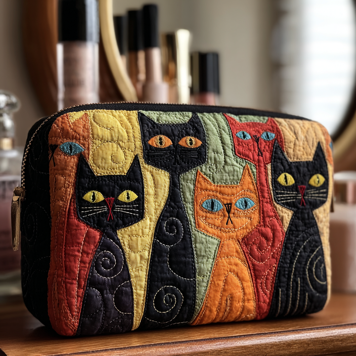 Meadow Bloom | Quilted Makeup Bag