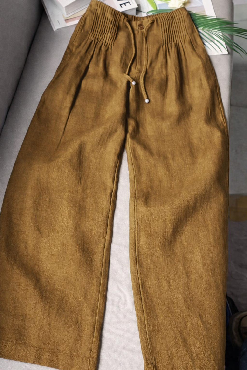 Bridie | Easy Lightweight Cotton Wide Leg Pants
