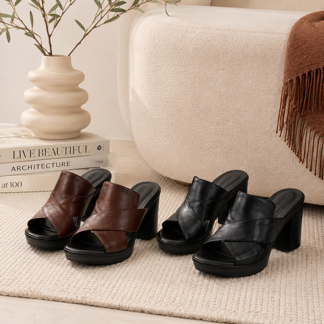 Deni | Effortless Green Summer Sandals