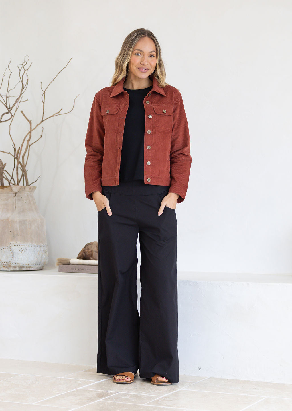 Greer | Classic Corduroy Trucker Jacket