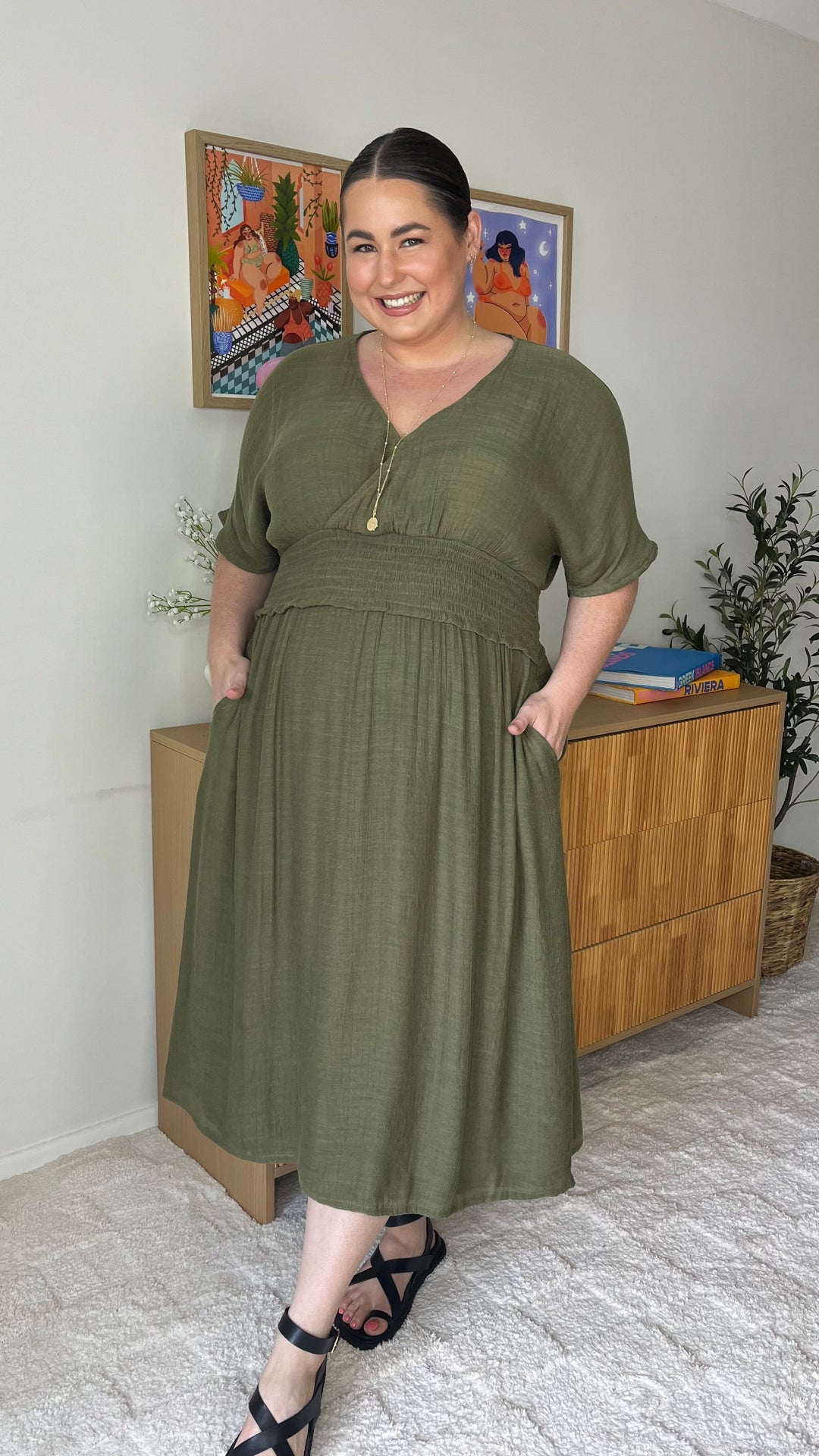 Octavia | Bamboo Wrap Dress