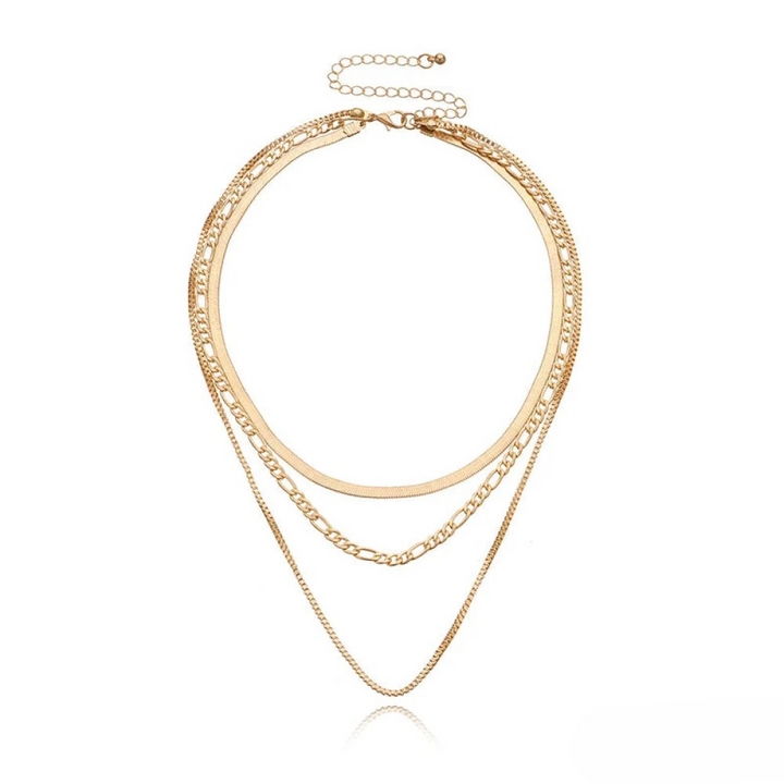 Elia | Vintage 3-Piece Layered Necklace