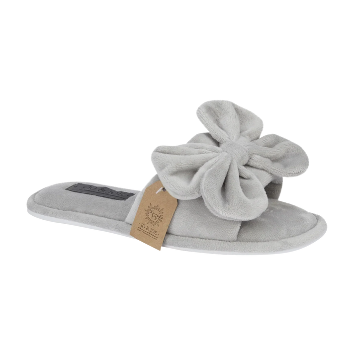 Marlee | Oversized Bow Open Toe Sliders