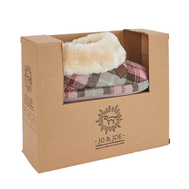 Quinn | Tartan Bootee Slippers