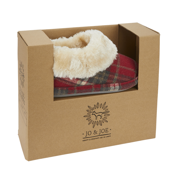 Quinn | Tartan Bootee Slippers