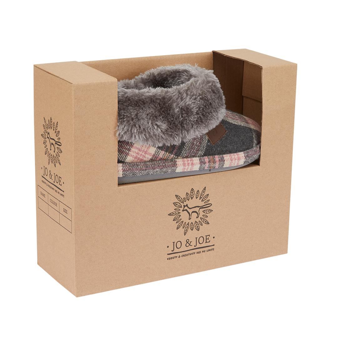 Quinn | Tartan Bootee Slippers
