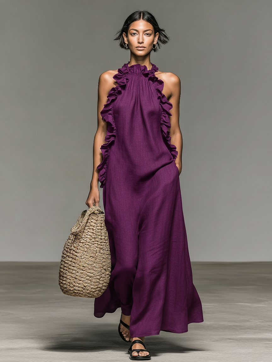Lua Maxi Dress with Pockets