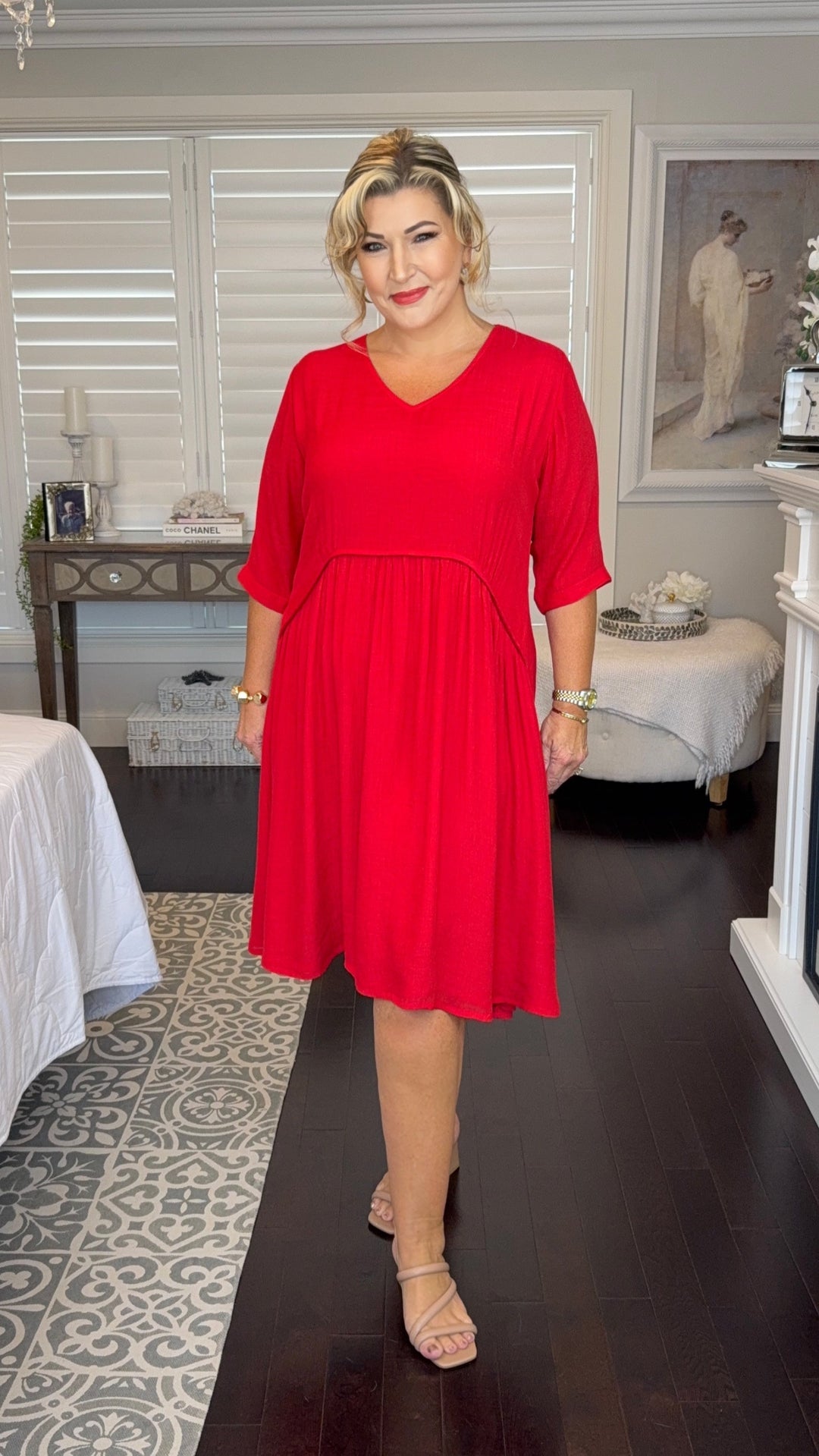 Juliet | Short Sleeve Cotton Dress