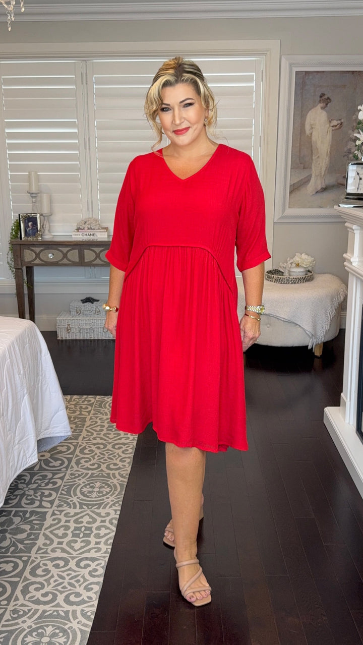 Juliet | Short Sleeve Cotton Dress