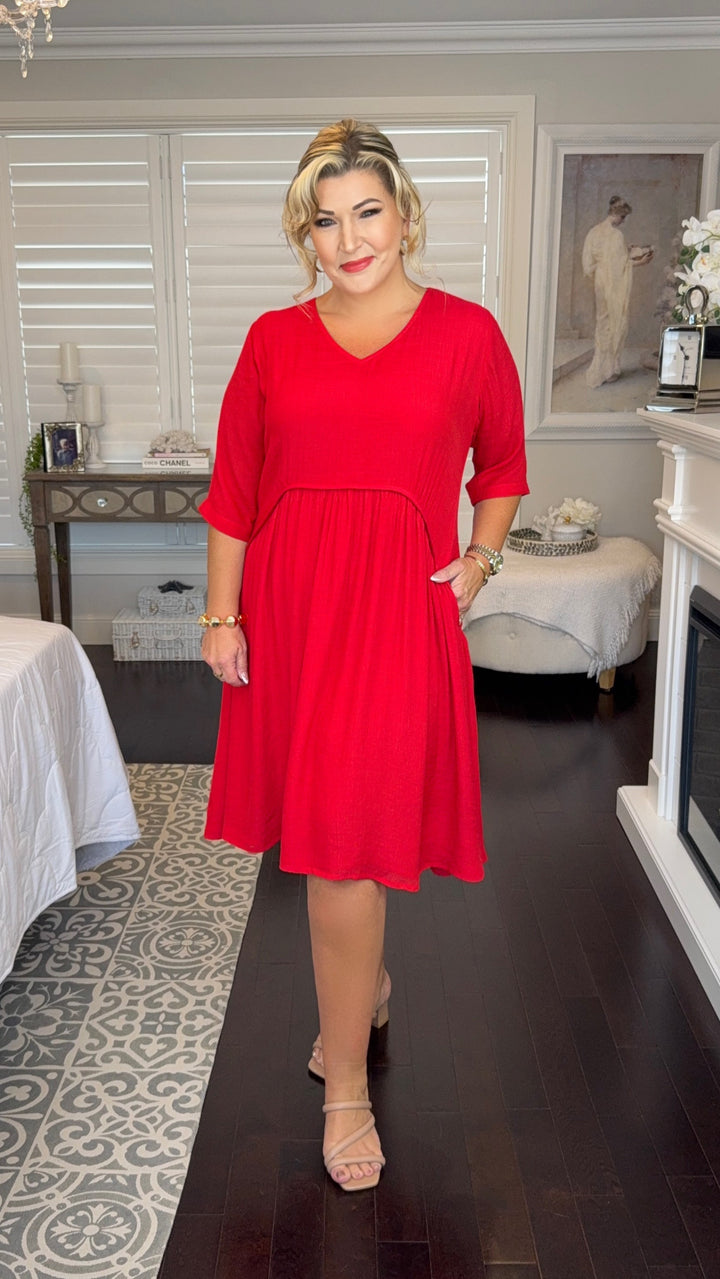 Juliet | Short Sleeve Cotton Dress