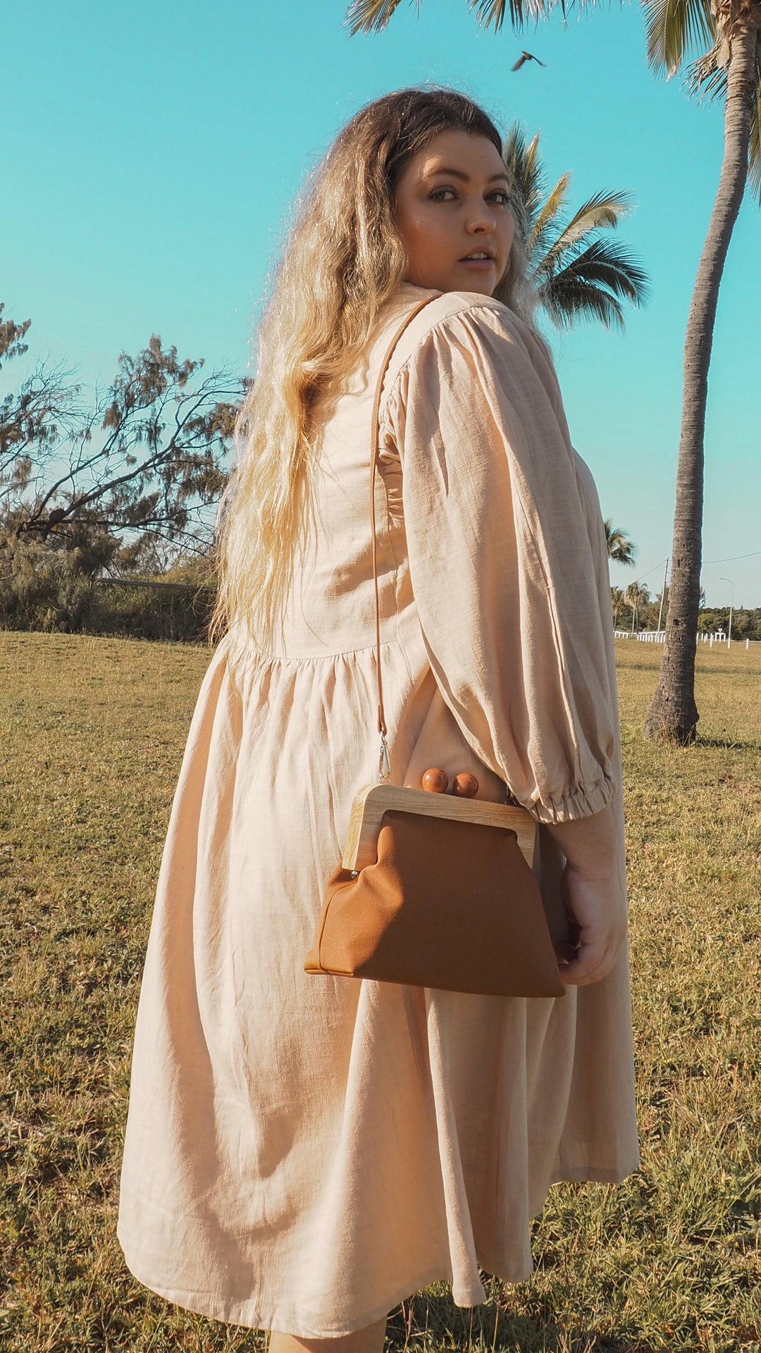 Genevieve | Dusk Linen Dress