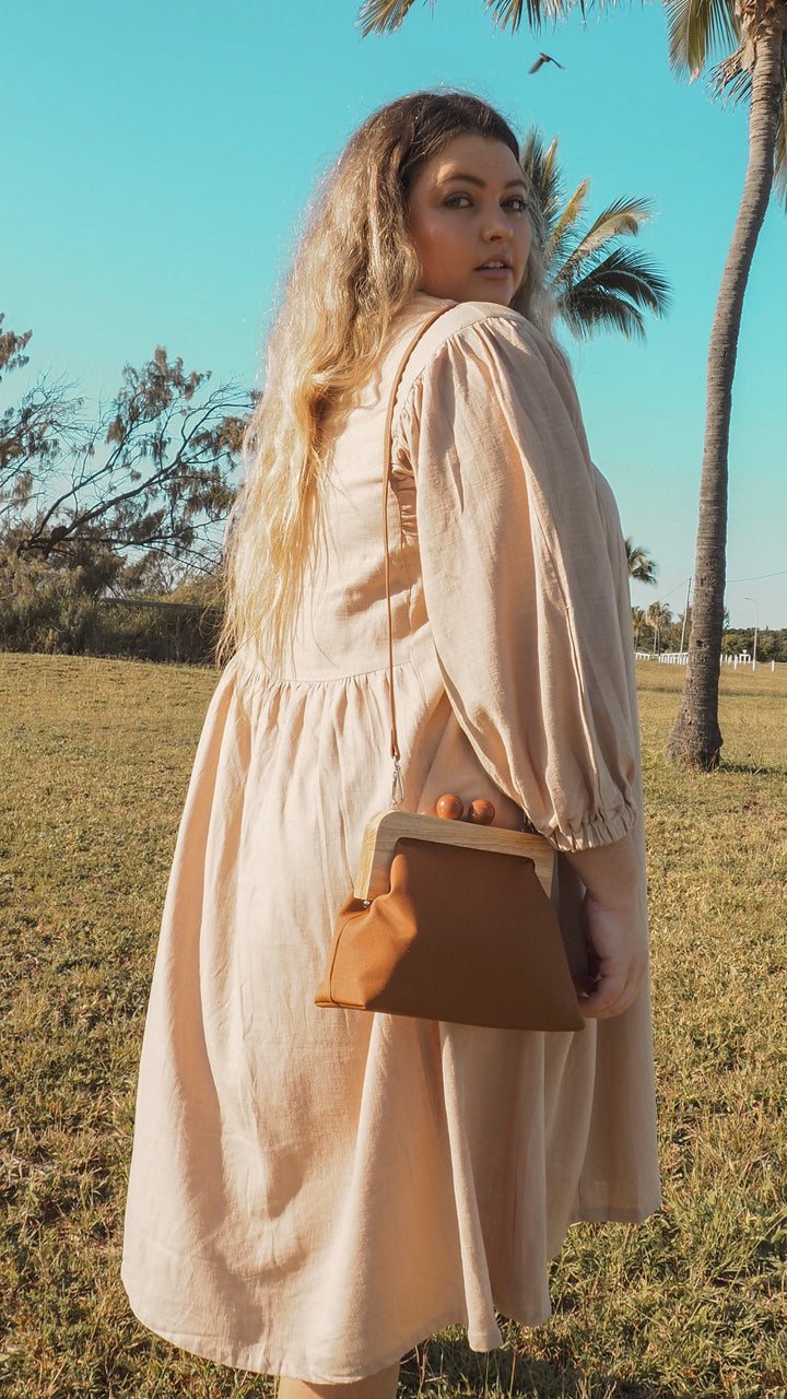 Genevieve | Dusk Linen Dress