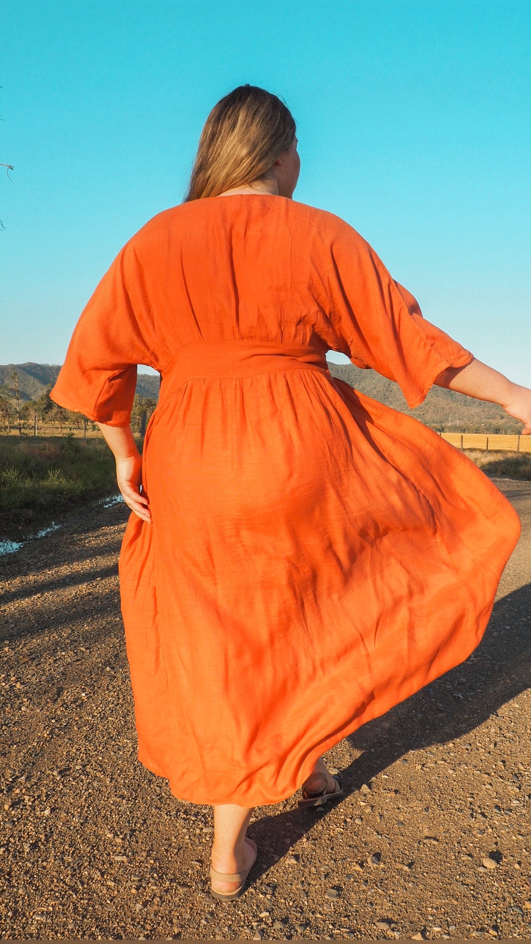 Grace | Draped Wrap Midi Dress