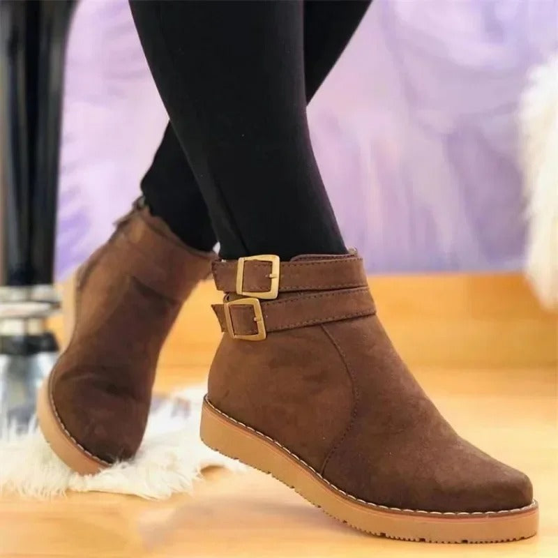 Noria | Women’s Ankle Boots with Double Buckle