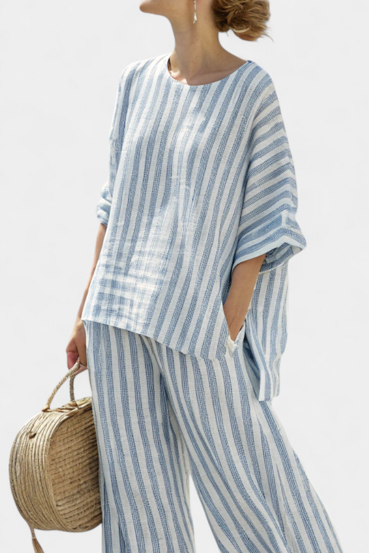 Rensleigh | Blue Striped Set