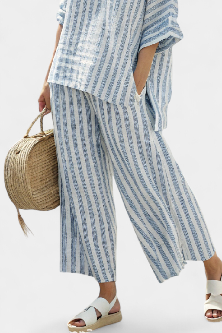 Rensleigh | Blue Striped Set