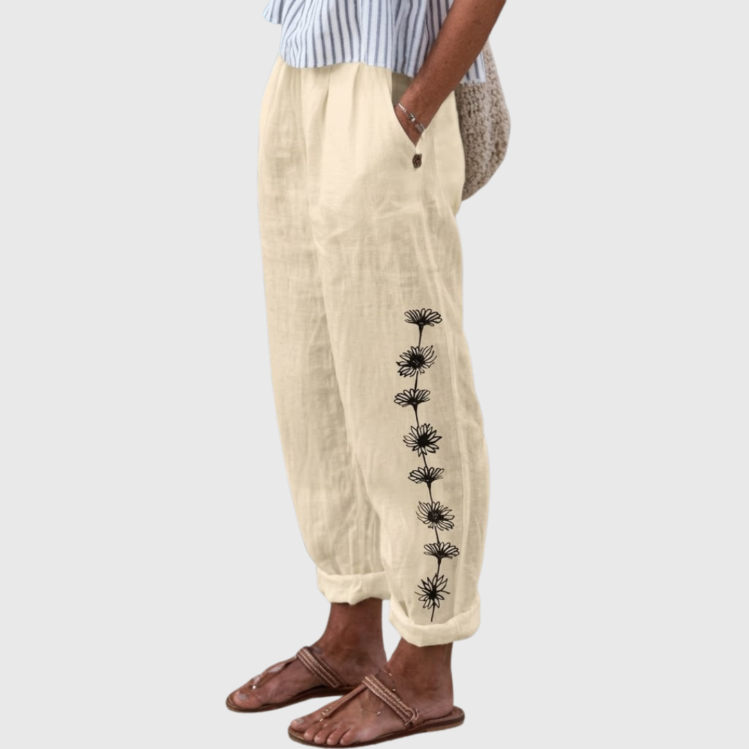 Elvira | Comfortable Knitted Long Pants