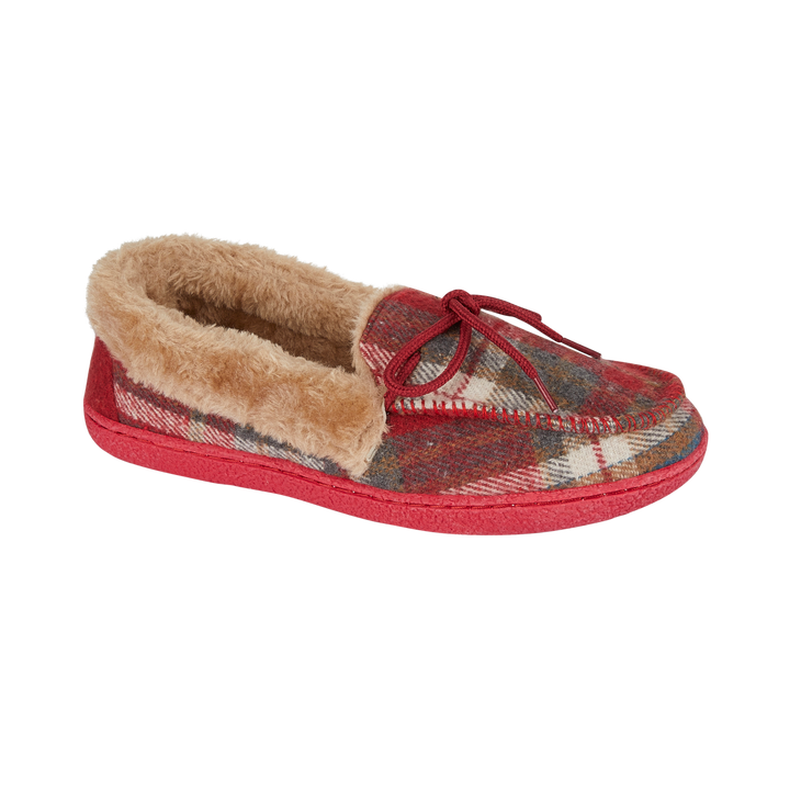 Blake | Tartan Moccasin Slippers