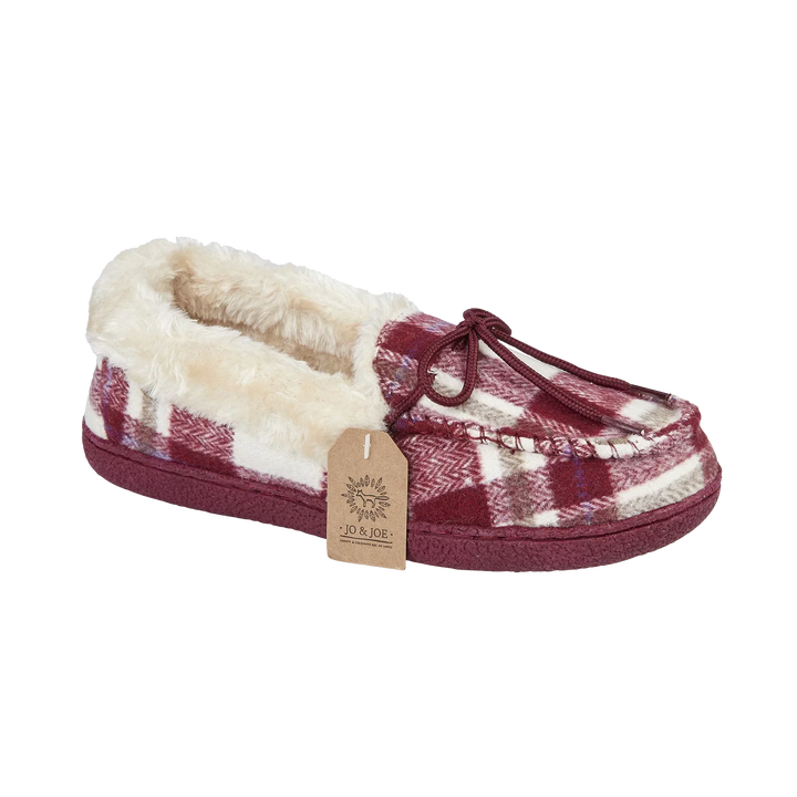 Blake | Tartan Moccasin Slippers