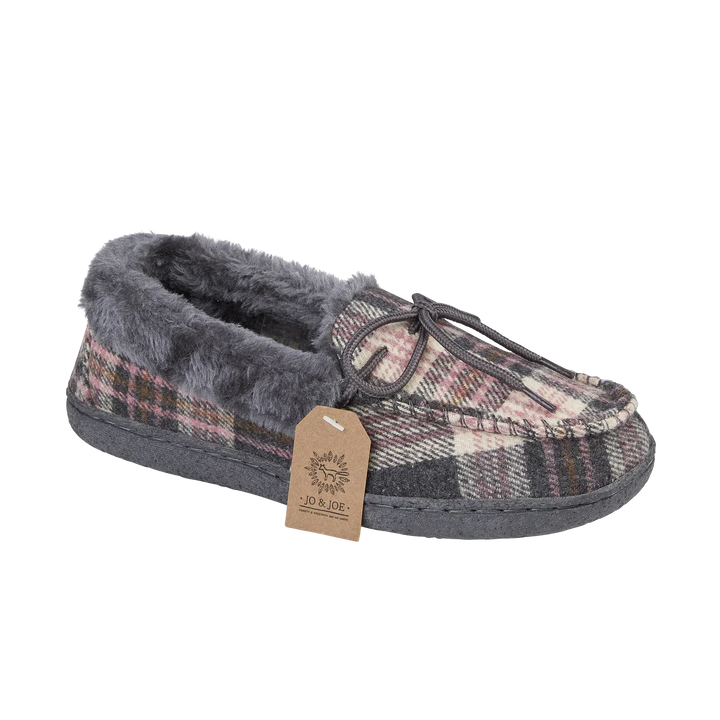 Blake | Tartan Moccasin Slippers