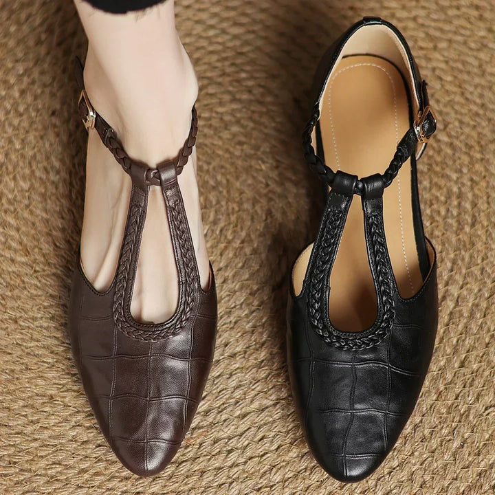 Vivienne | Leather Mary Janes