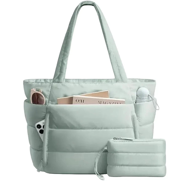 Verannah | Light Green Roomy Tote