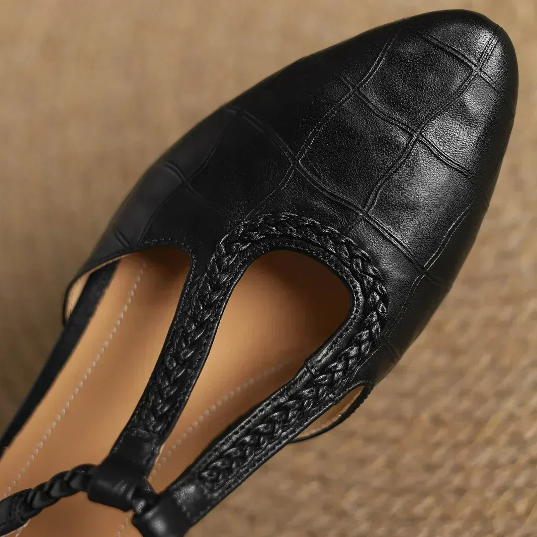 Vivienne | Leather Mary Janes