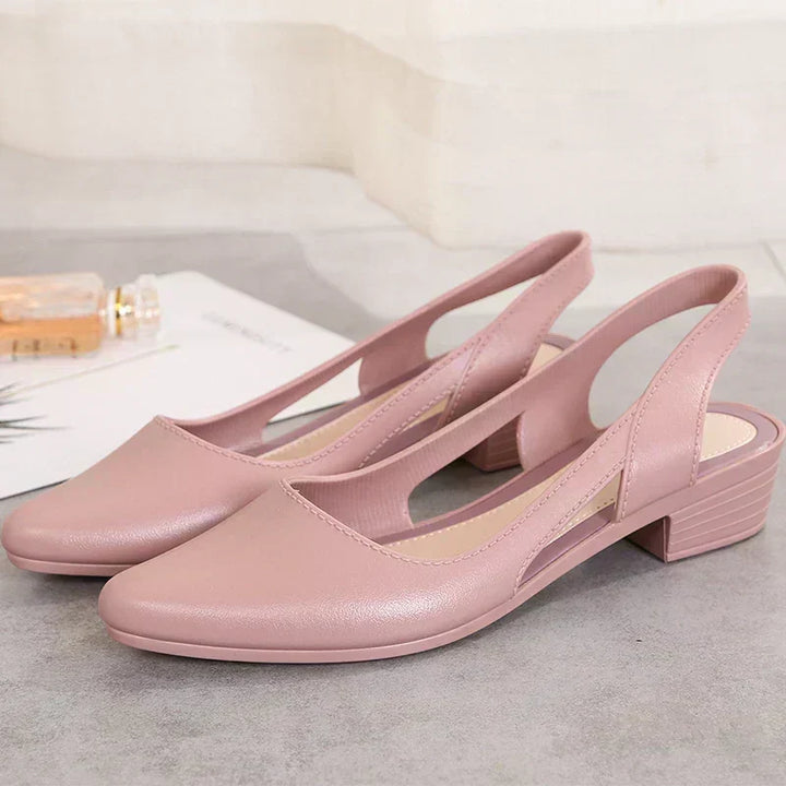Clio | Elegant Back Strap Ballet Flats