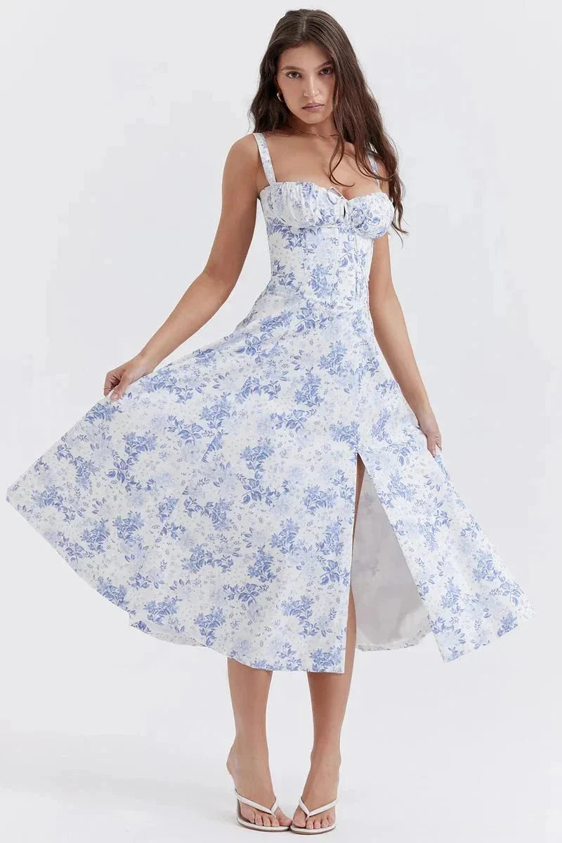 Winnie | Floral Summer Midi Dress
