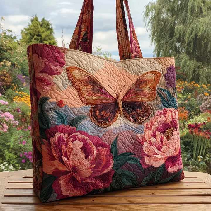 Butterfly Patterns Quilted Tote