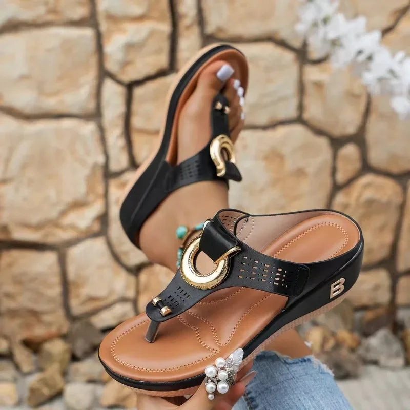 Dilwen | Elegant Wedge Sandals