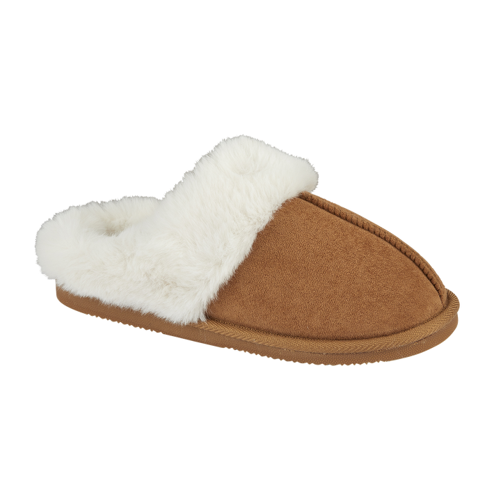 Delta | Faux Fur Mule Slippers