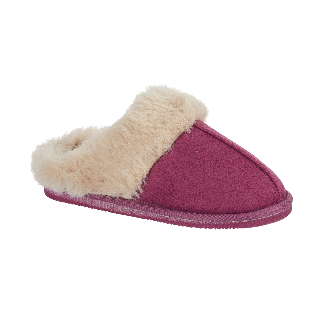 Delta | Faux Fur Mule Slippers