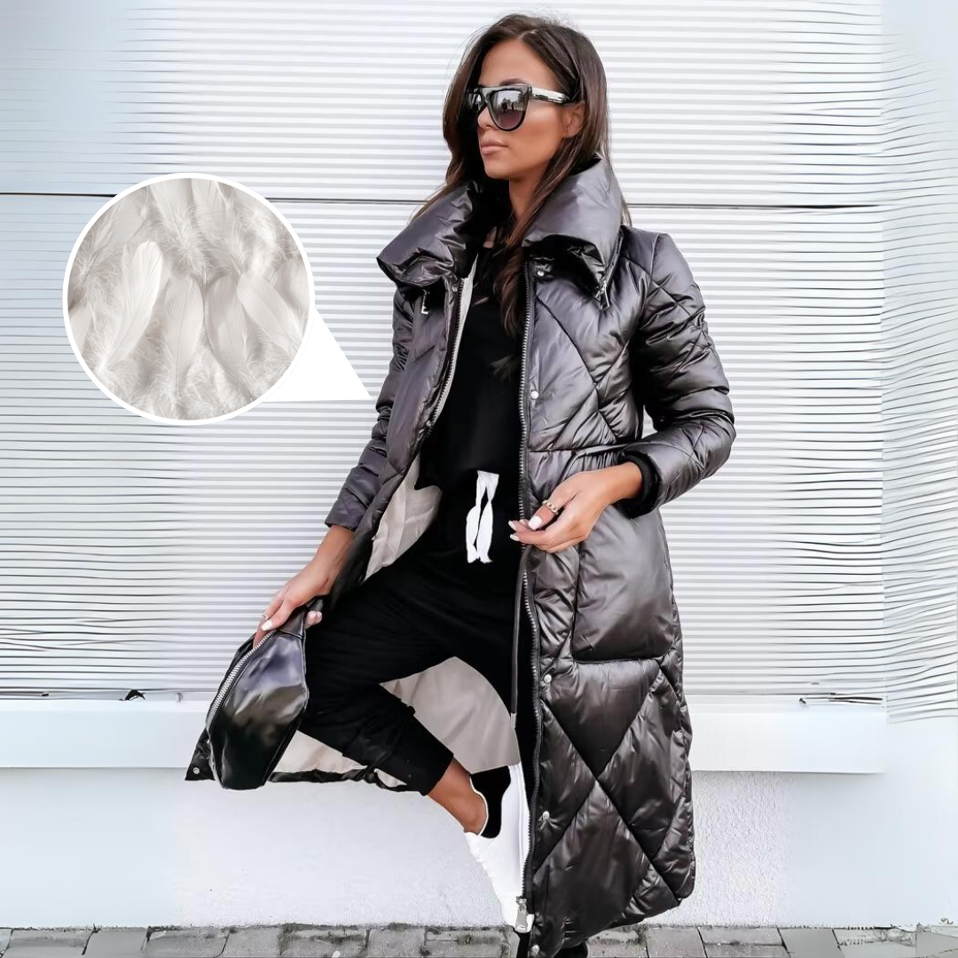Stella | Modern Quilted Coat