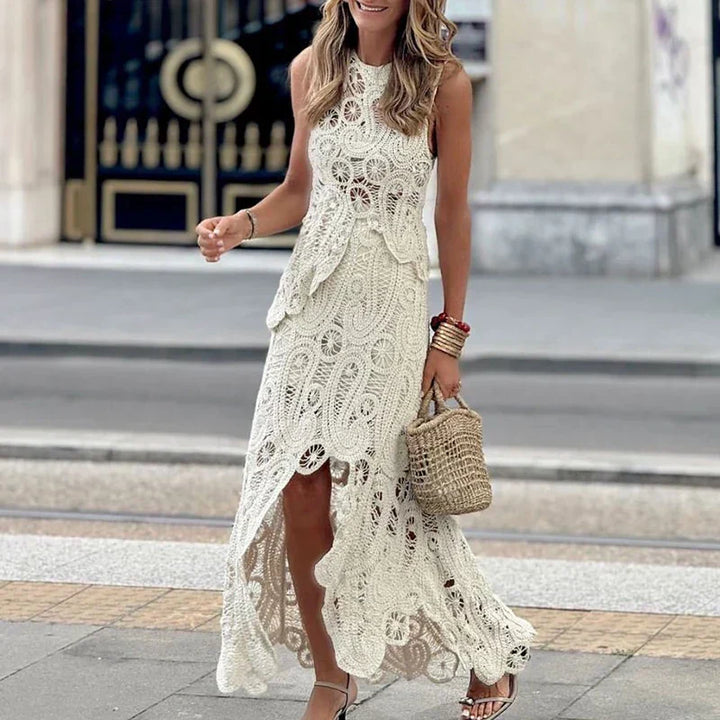 Aurora Belle | Embroidered Lace Two-Piece Set
