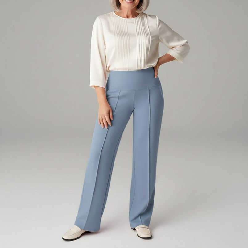 Marli | Flattering Tapered Leg Comfort Pants with Pockets
