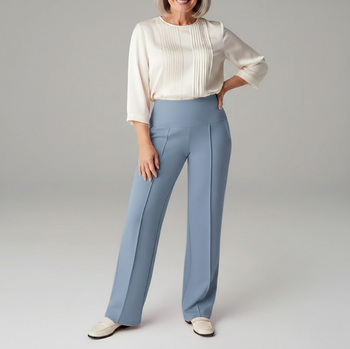 Marli | Flattering Tapered Leg Comfort Pants with Pockets