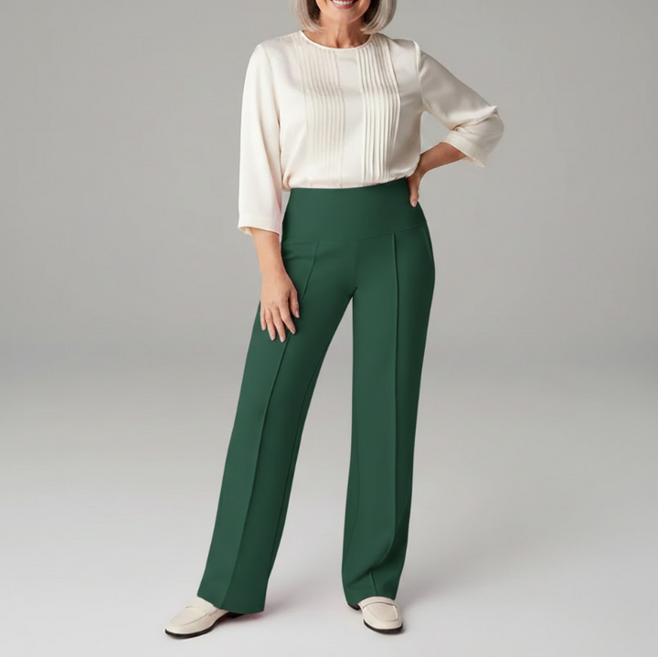 Marli | Flattering Tapered Leg Comfort Pants with Pockets