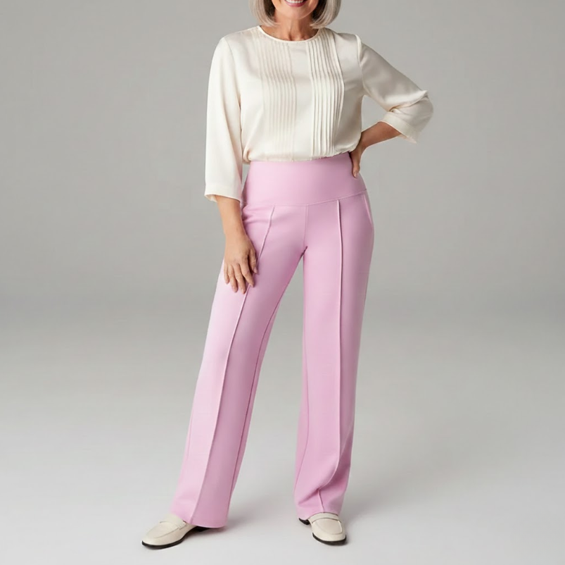 Marli | Flattering Tapered Leg Comfort Pants with Pockets