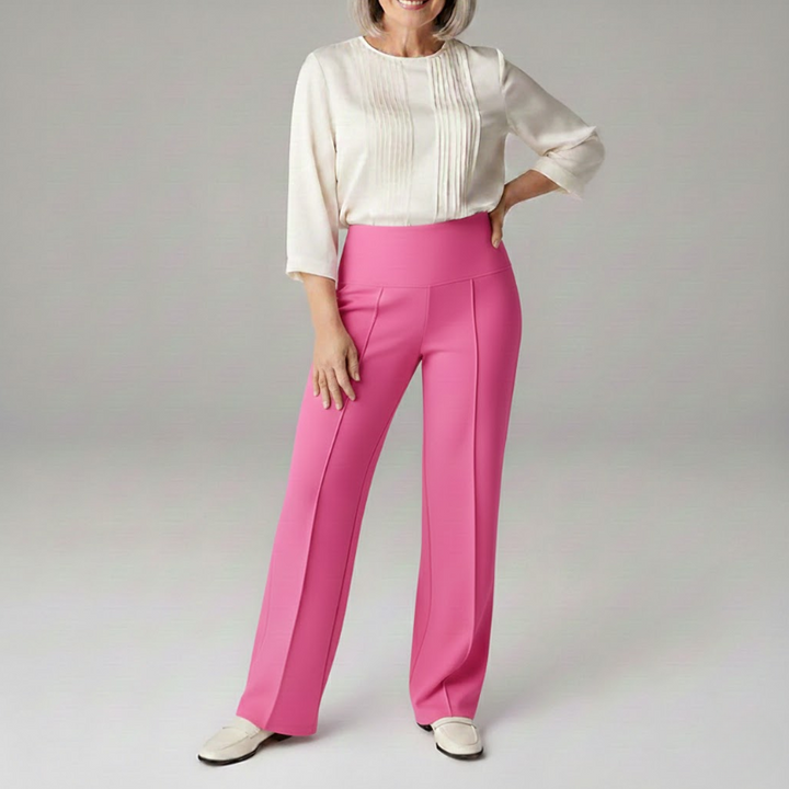Marli | Flattering Tapered Leg Comfort Pants with Pockets