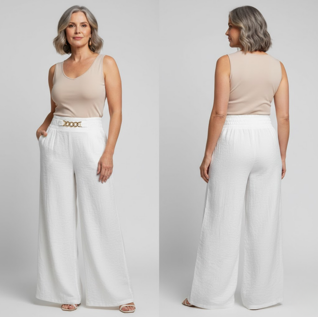 Ellery | Sculpting High Waisted Wide Leg Pants