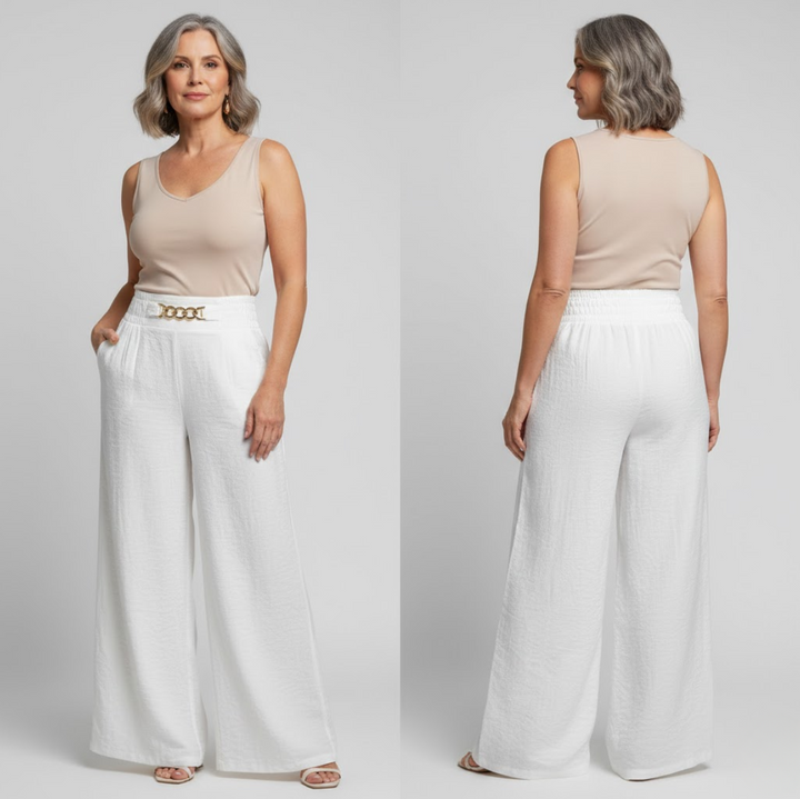 Ellery | Sculpting High Waisted Wide Leg Pants