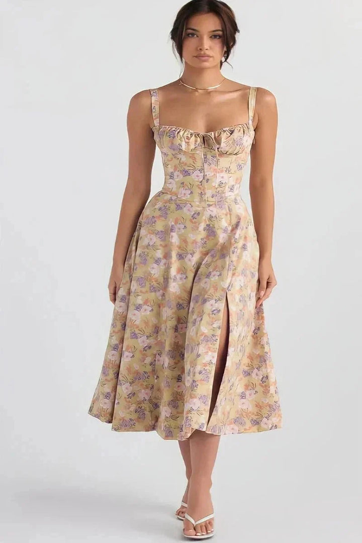 Winnie | Floral Summer Midi Dress
