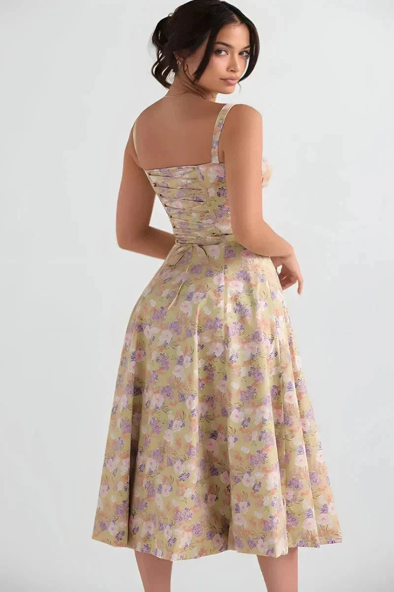 Winnie | Floral Summer Midi Dress